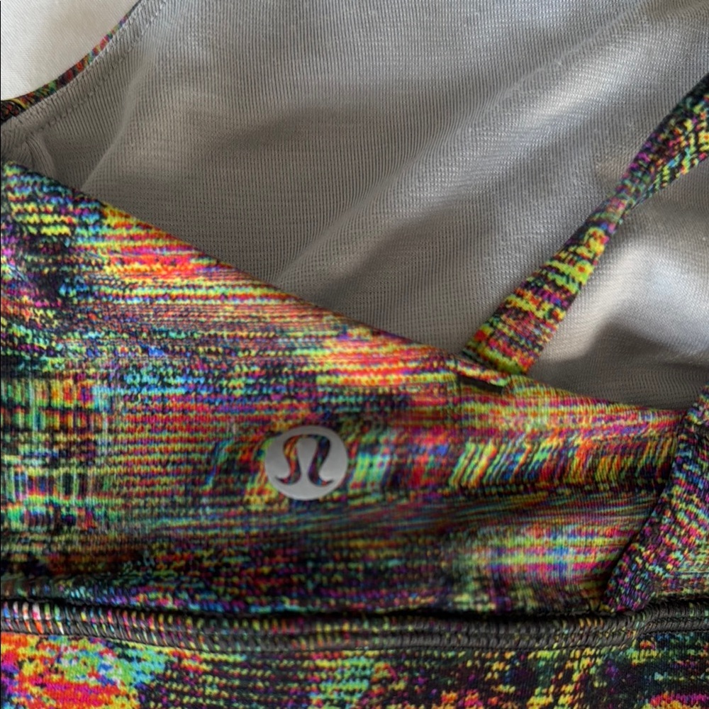 Colorful Abstract Sports Bra - Picture 3 of 4